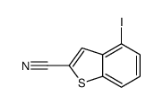 4-碘苯并[b]噻吩-2-甲腈结构式