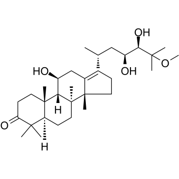 25-O-泽泻醇A甲醚结构式