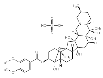 硫酸藜芦碱结构式