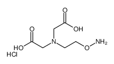 2-AMINOOXYETHYLIMINODIACETIC ACID, HYDROCHLORIDE structure