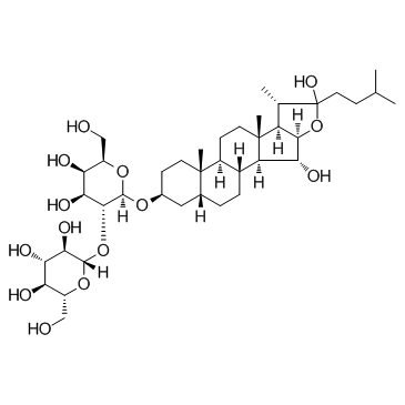 知母皂苷I结构式