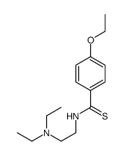 N-[2-(Diethylamino)ethyl]-p-ethoxythiobenzamide structure
