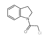 2-氯-1-(吲哚-1-基)乙酮结构式