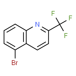 5-Bromo-2-(trifluoromethyl)quinoline Structure