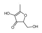4-hydroxy-2-(hydroxymethyl)-5-methylfuran-3-one Structure