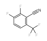 2,3-二氟-6-三氟甲基苯甲腈结构式