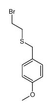 1-(2-bromoethylsulfanylmethyl)-4-methoxybenzene Structure