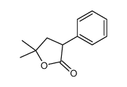 5,5-dimethyl-3-phenyloxolan-2-one结构式