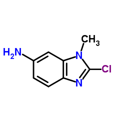 6-amino-2-chloro-1-methyl-1H-benzimidazole Structure