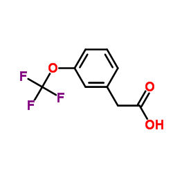 3-(三氟甲氧基)苯乙酸结构式