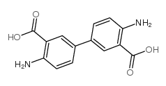 4,4'-二氨基-[1,1'-联苯]-3,3'-二羧酸结构式
