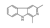 1,3-二甲基-9h-吡啶并[3,4-b]吲哚结构式