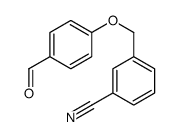 3-[(4-formylphenoxy)methyl]benzonitrile Structure