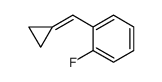 Benzene, 1-(cyclopropylidenemethyl)-2-fluoro- (9CI)结构式