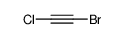1-bromo-2-chloroethyne Structure
