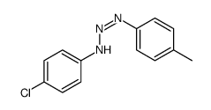 4-chloro-N-[(4-methylphenyl)diazenyl]aniline结构式