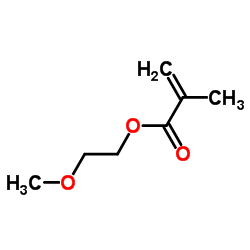聚乙二醇甲醚甲基丙烯酸酯结构式