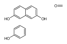 formaldehyde,naphthalene-2,7-diol,phenol Structure