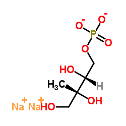甲基-D-赤藓糖醇磷酸二钠盐结构式