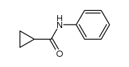 N-phenylcyclopropylcarboxamide结构式