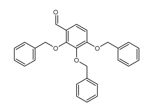 2,3,4-tris(benzyloxy)benzaldehyde结构式