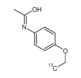 非那西汀-乙氧基-2-13C结构式