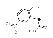 N-(2-甲基-5-硝基苯基)乙酰胺结构式