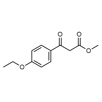 3-(4-乙氧基苯基)-3-氧代丙酸甲酯结构式