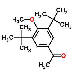 1-(3,5-di-tert-butyl-4-methoxyphenyl)ethanone结构式