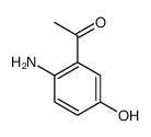 1-(2-氨基-5-羟苯基)乙酮结构式