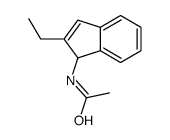 Acetamide, N-(2-ethyl-1H-inden-1-yl)- (9CI)结构式