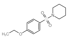 1-(4-ethoxyphenyl)sulfonylpiperidine结构式