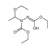 ethyl N-(ethoxycarbonylamino)-N-(1-ethoxyethyl)carbamate Structure