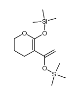 2-trimethylsilyloxy-3-[1-(trimethylsilyloxy)ethylidenyl]-5,6-dihydro-4H-pyran Structure