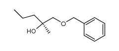 (2S)-1-(benzyloxy)-2-methyl-2-pentanol Structure