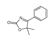 5,5-dimethyl-4-phenyl-1,3-oxazol-2-one结构式