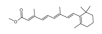 Retinoic acid, methyl ester Structure