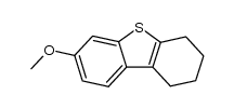 7-methoxy-1,2,3,4-tetrahydro-dibenzothiophene结构式
