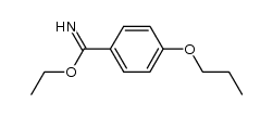 propoxy-4 benzimidate d'ethyle结构式