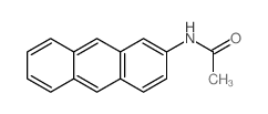 Acetamide, N-2-anthracenyl- Structure