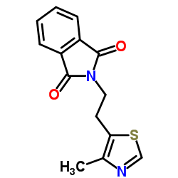 2-[2-(4-Methyl-1,3-thiazol-5-yl)ethyl]-1H-isoindole-1,3(2H)-dione Structure