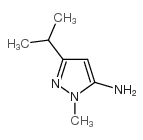 3-异丙基-1-甲基-1H-吡唑-5-胺结构式