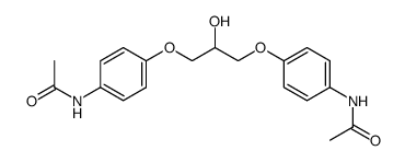 1,3-bis-(4-acetylamino-phenoxy)-propan-2-ol结构式