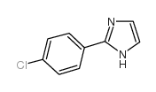 2-(4-氯苯基)-1H-咪唑结构式