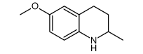 6-Methoxy-2-methyl-1,2,3,4-tetrahydroquinoline Structure