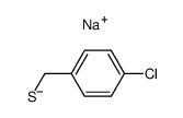 sodium (4-C6H4ClCH2)(thiolate) Structure
