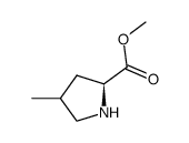 (2S)-4-Methylproline Methyl Ester Structure