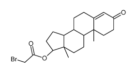 [(8R,9S,10R,13S,14S)-10,13-dimethyl-3-oxo-1,2,6,7,8,9,11,12,14,15,16,17-dodecahydrocyclopenta[a]phenanthren-17-yl] 2-bromoacetate结构式