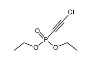chloroethynyl-phosphonic acid diethyl ester结构式