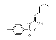 1-butyl-3-(4-methylphenyl)sulfonylthiourea Structure